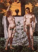 Hans Thoma Adam and Eve oil on canvas